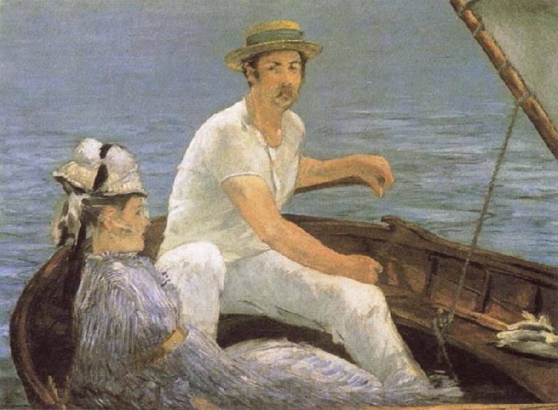Claude Monet Boating Spain oil painting art